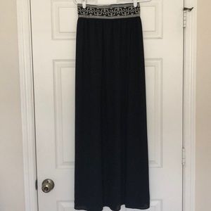 Black Maxi Skirt